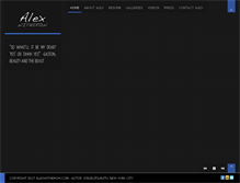 Tablet Screenshot of alexwitherow.com
